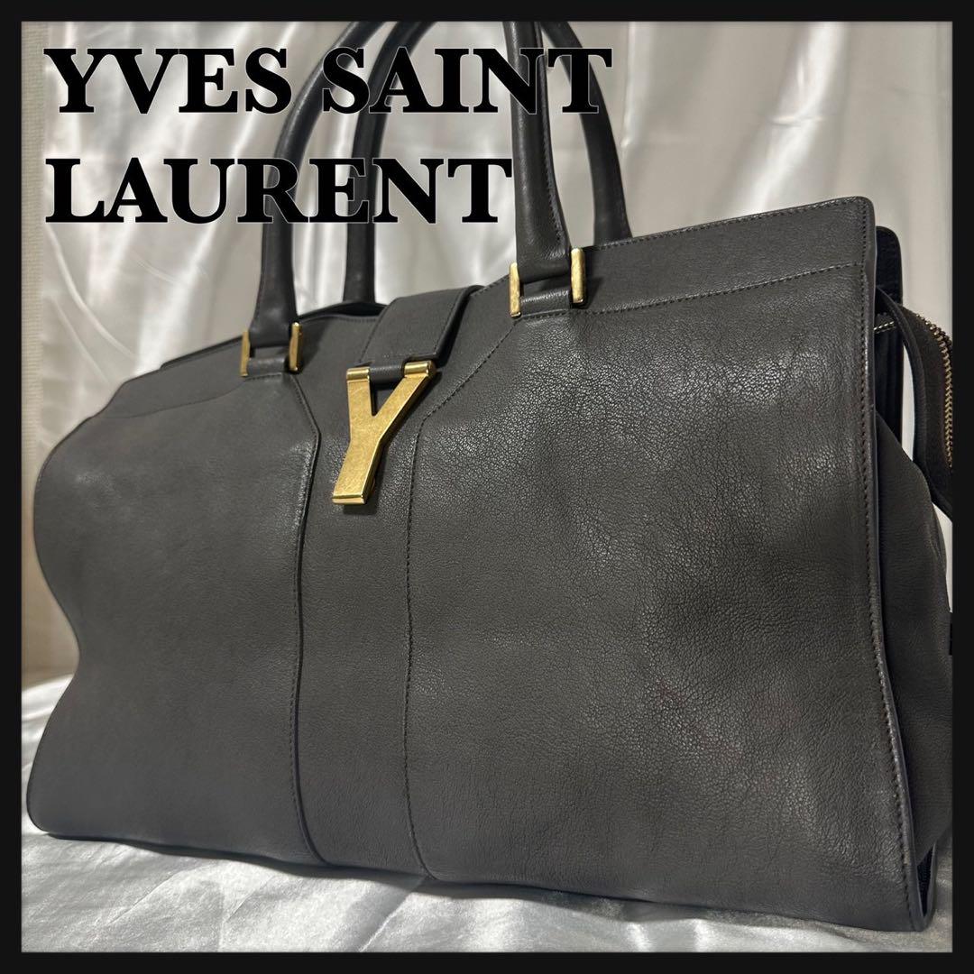 【希少】SAINT LAURENT サンローラン　レザー　ハンドバッグ