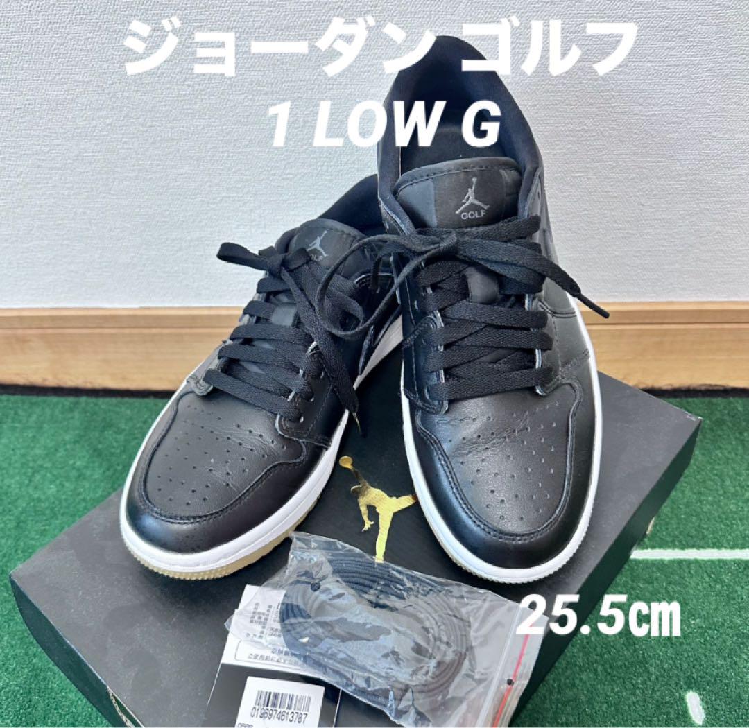 NIKE GOLF エアジョーダン1 LOW GOLF ブラックガム25.5cm NIKE GOLF エアジョーダン1 LOW GOLF ブラックガム25.5cm - メルカリ