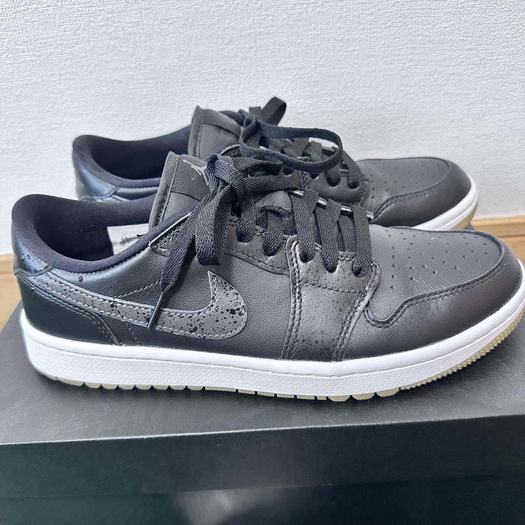 NIKE GOLF エアジョーダン1 LOW GOLF ブラックガム25.5cm NIKE GOLF エアジョーダン1 LOW GOLF ブラックガム25.5cm - メルカリ