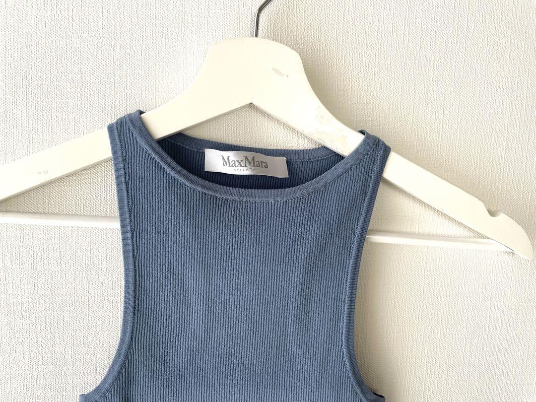 max mara  TURKU クロップド　ノースリーブ　タンクトップ max mara TURKU クロップド ノースリーブ タンクトップ タキマキ