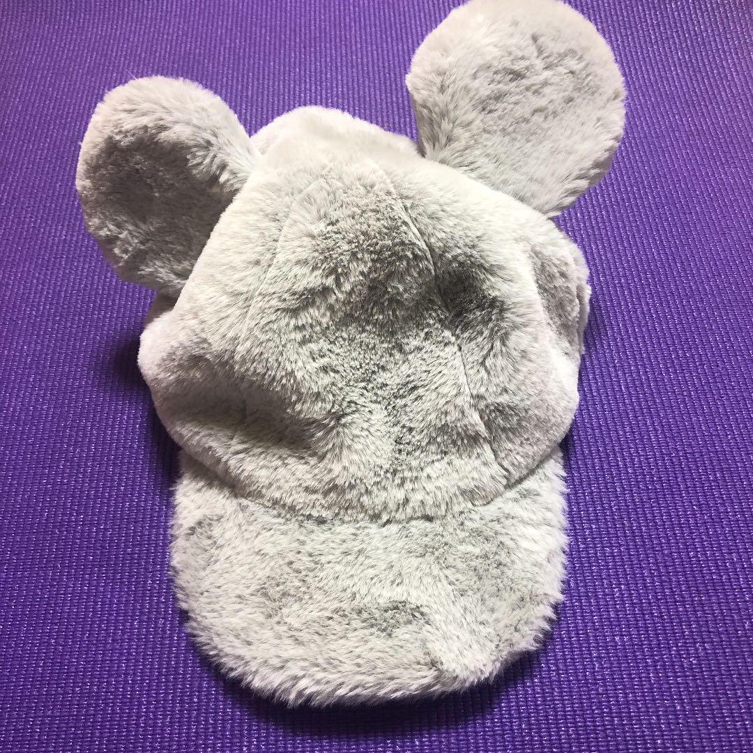 ディズニー ミッキー ファンキャップ ファー 耳付きファン 帽子 100 安い