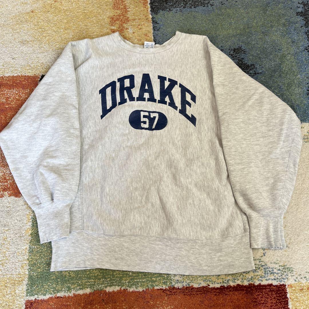 チャンピオンリバースウィーブ　スウェット　DRAKE大学