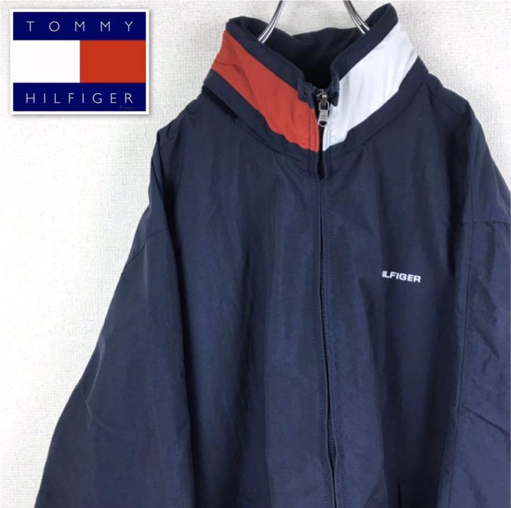 海外輸入 TOMMY HILFIGER ナイロンジャケット XLサイズ