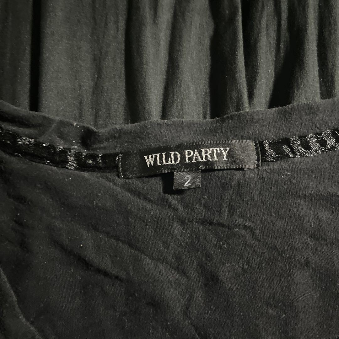 y2k wild party プリント カットソー tシャツ 平成 お兄系
