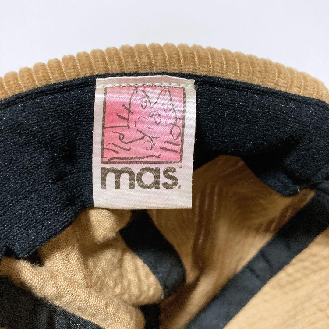 完売品 mas. コーデュロイ フィッシャーマンキャップ キャップ 帽子