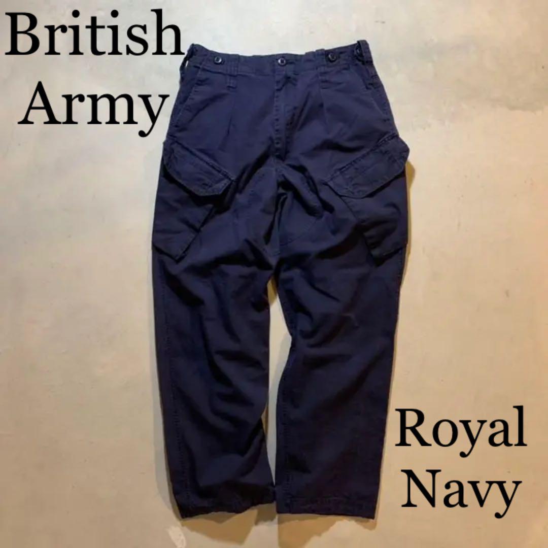 イギリス軍 ロイヤルネイビー カーゴパンツ コンバットパンツ　33inch ④