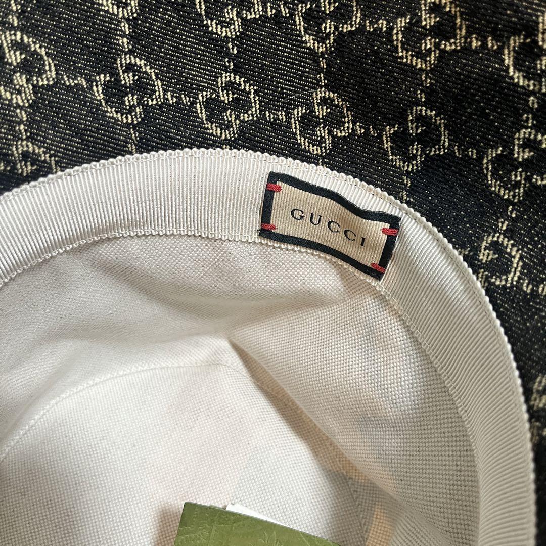 【新品未使用タグ付】GUCCIワイドブリムハット