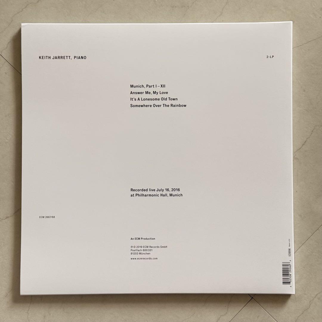 Keith Jarrett Munich 2016 レコード