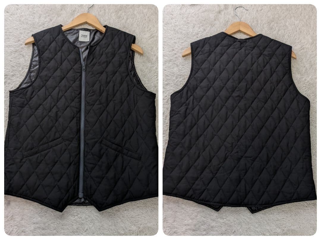 美品☆タケオキクチ XL 2way ステンカラーコート ライナー