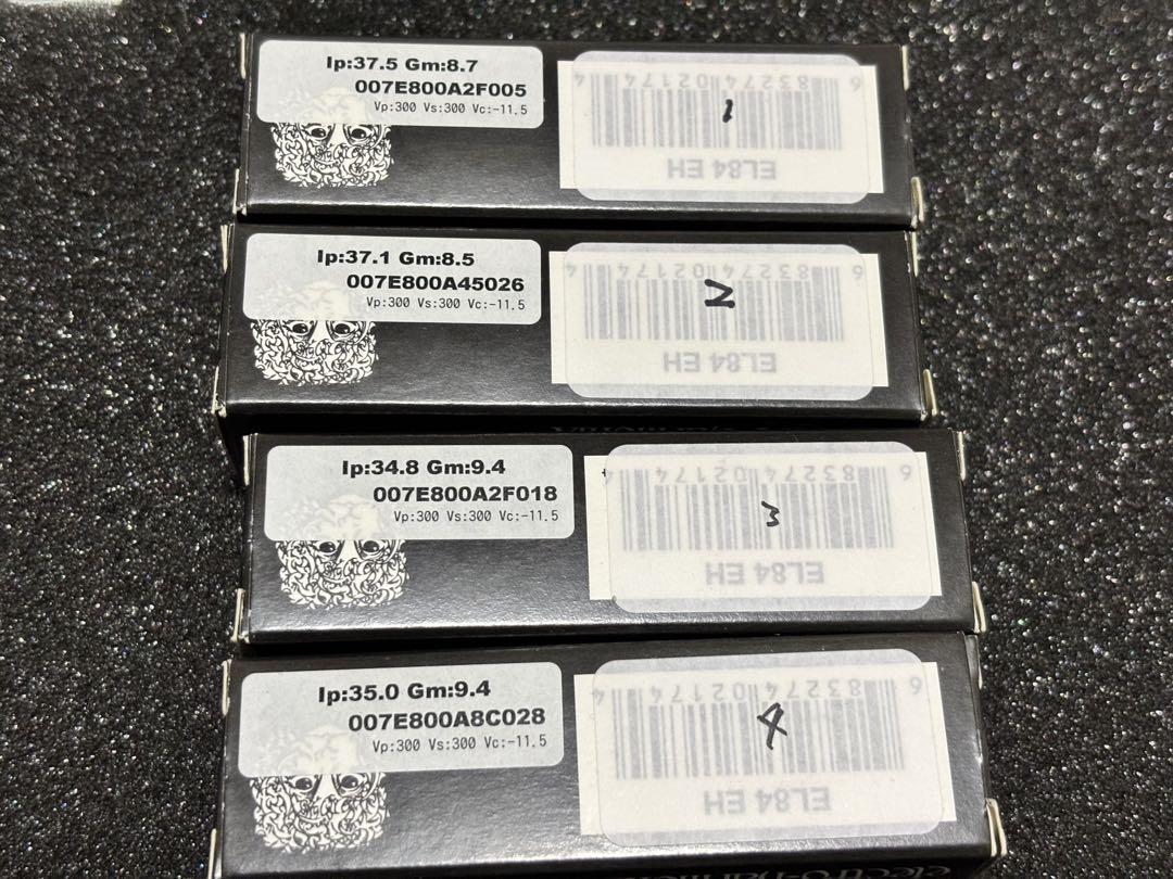 非常に高い品質 ELECTRO-HARMONIX EL84EH マッチド2本組のセット /MP アンプ