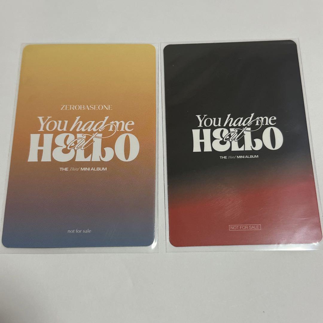 ZEROBASEONE ZB1 テレ キムテレ ラキドロ タワレコ HELLO - メルカリ