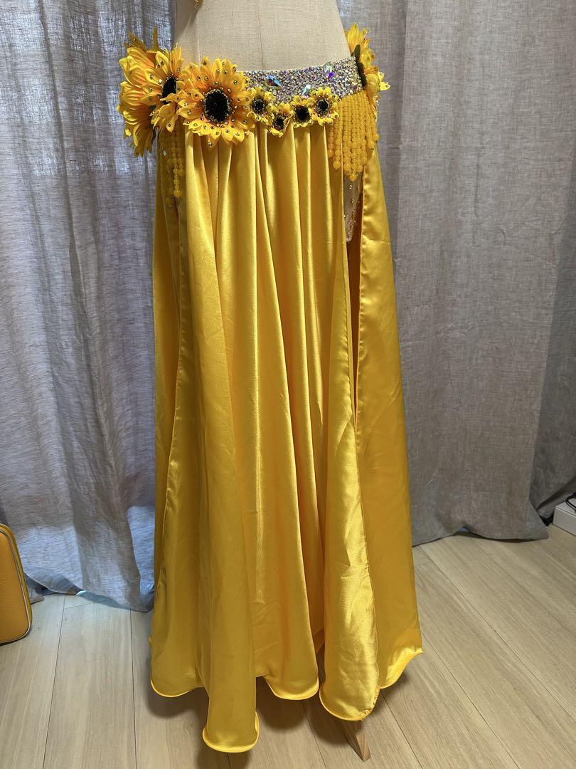 ひまわりベリーダンス衣装セット プロ仕様 - メルカリ