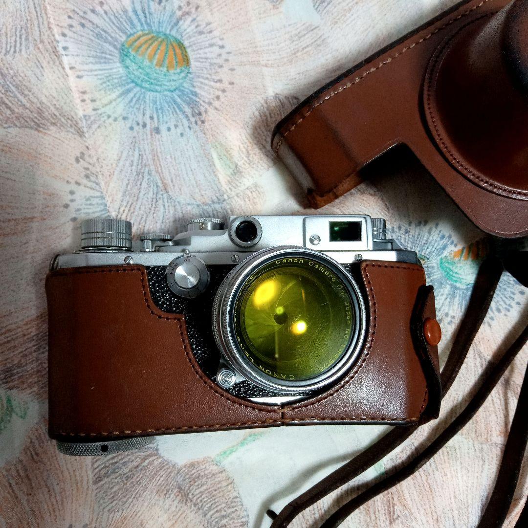 Canonフイルムカメラ　E・P   レンジファインダーカメラ　カメラケース付き