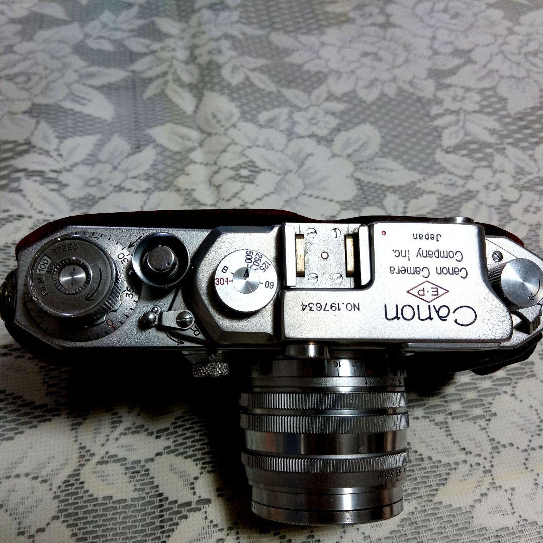 Canonフイルムカメラ　E・P   レンジファインダーカメラ　カメラケース付き