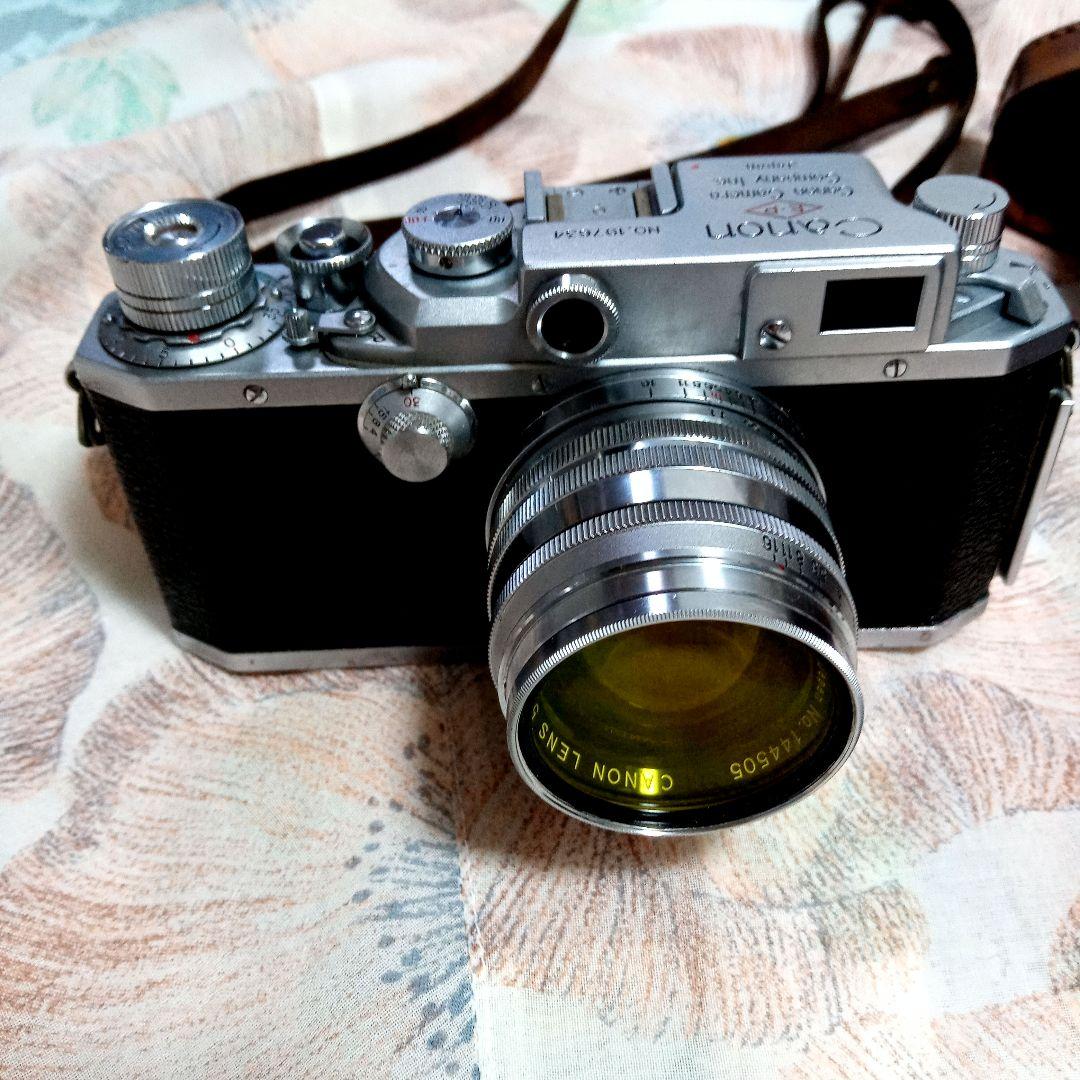Canonフイルムカメラ　E・P   レンジファインダーカメラ　カメラケース付き