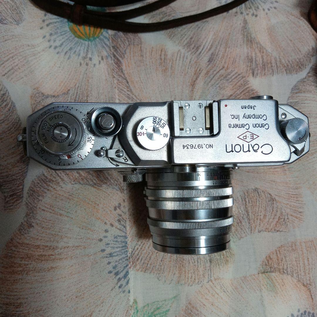 Canonフイルムカメラ　E・P   レンジファインダーカメラ　カメラケース付き