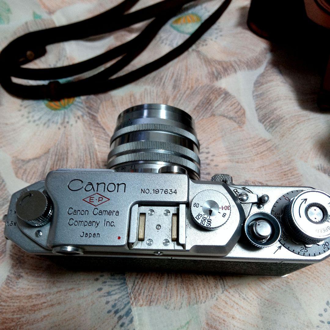 Canonフイルムカメラ　E・P   レンジファインダーカメラ　カメラケース付き