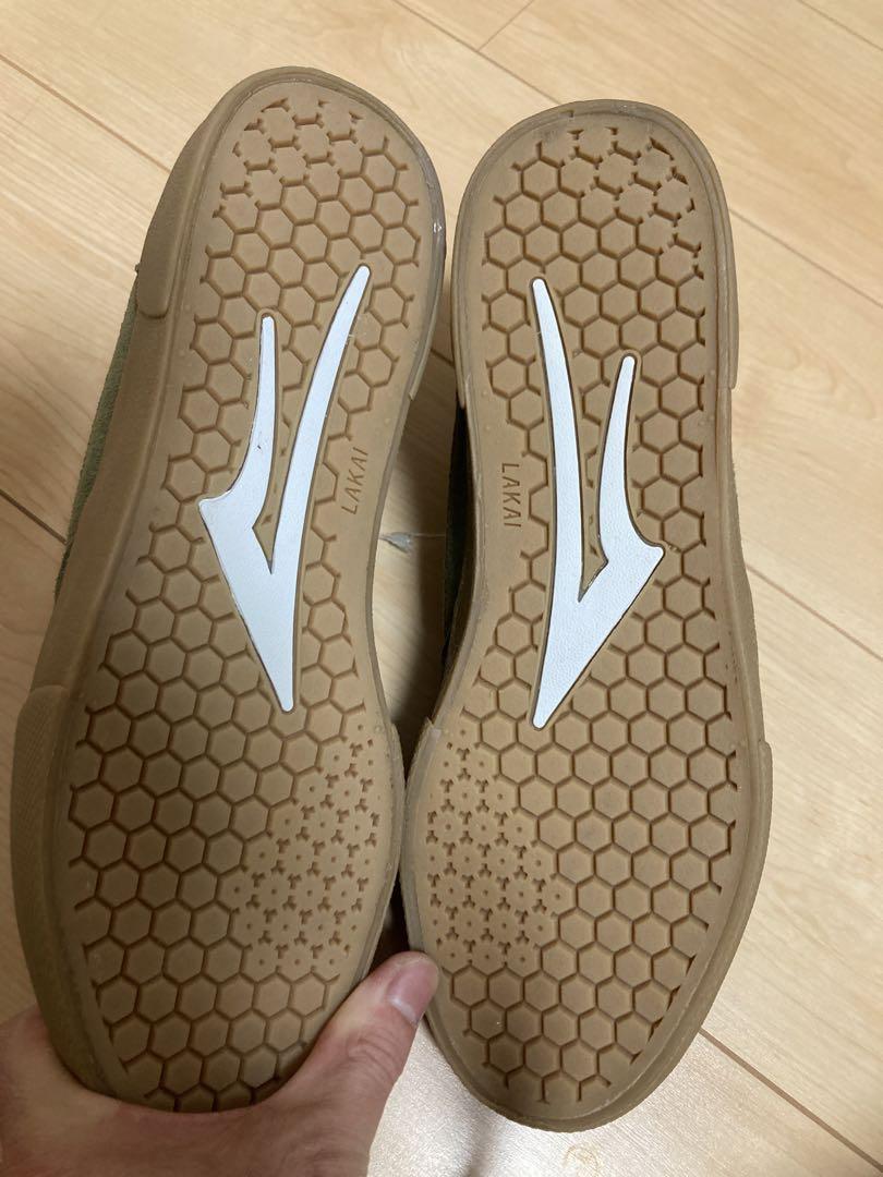 LAKAI スニーカー オリーブ色 27.0