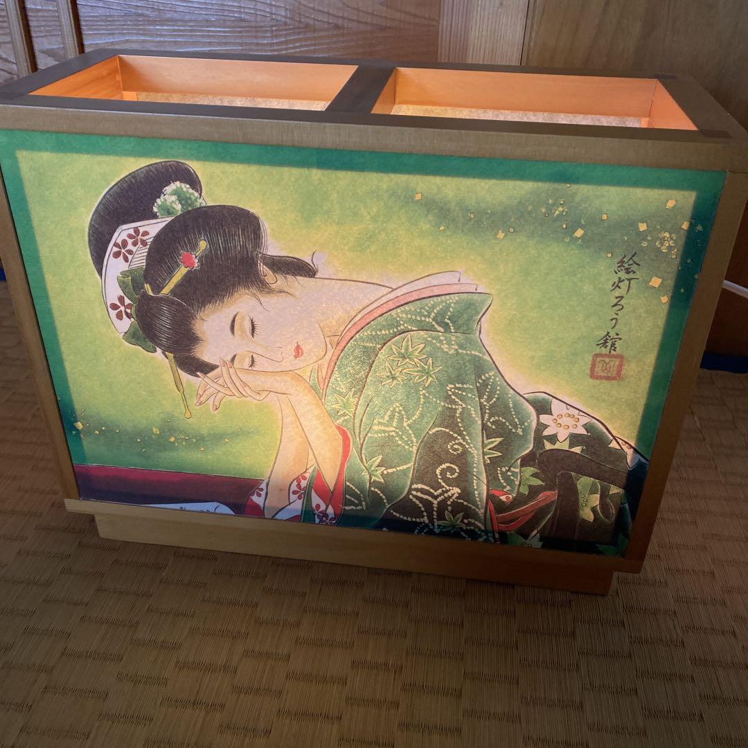 非売品　秋田　湯沢　七夕　絵どうろうまつり　ミニ絵どうろう　状態良　間接照明に
