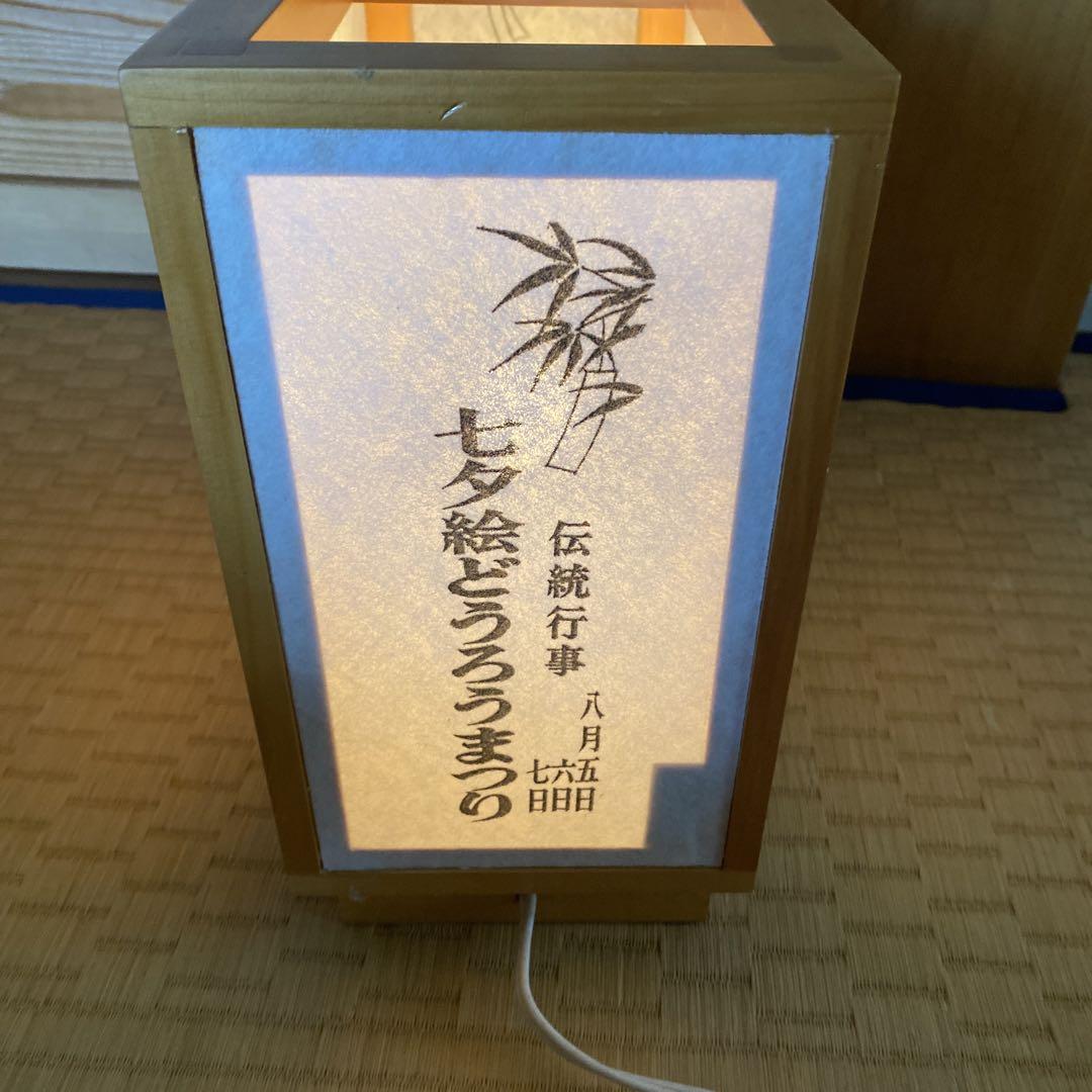 非売品　秋田　湯沢　七夕　絵どうろうまつり　ミニ絵どうろう　状態良　間接照明に
