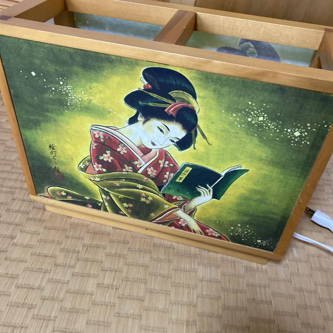 非売品　秋田　湯沢　七夕　絵どうろうまつり　ミニ絵どうろう　状態良　間接照明に