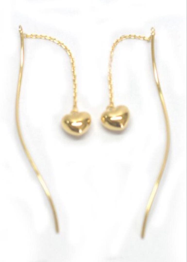 K18 18金 アメリカンピアス ハート FORTGASGNV_COM_BR