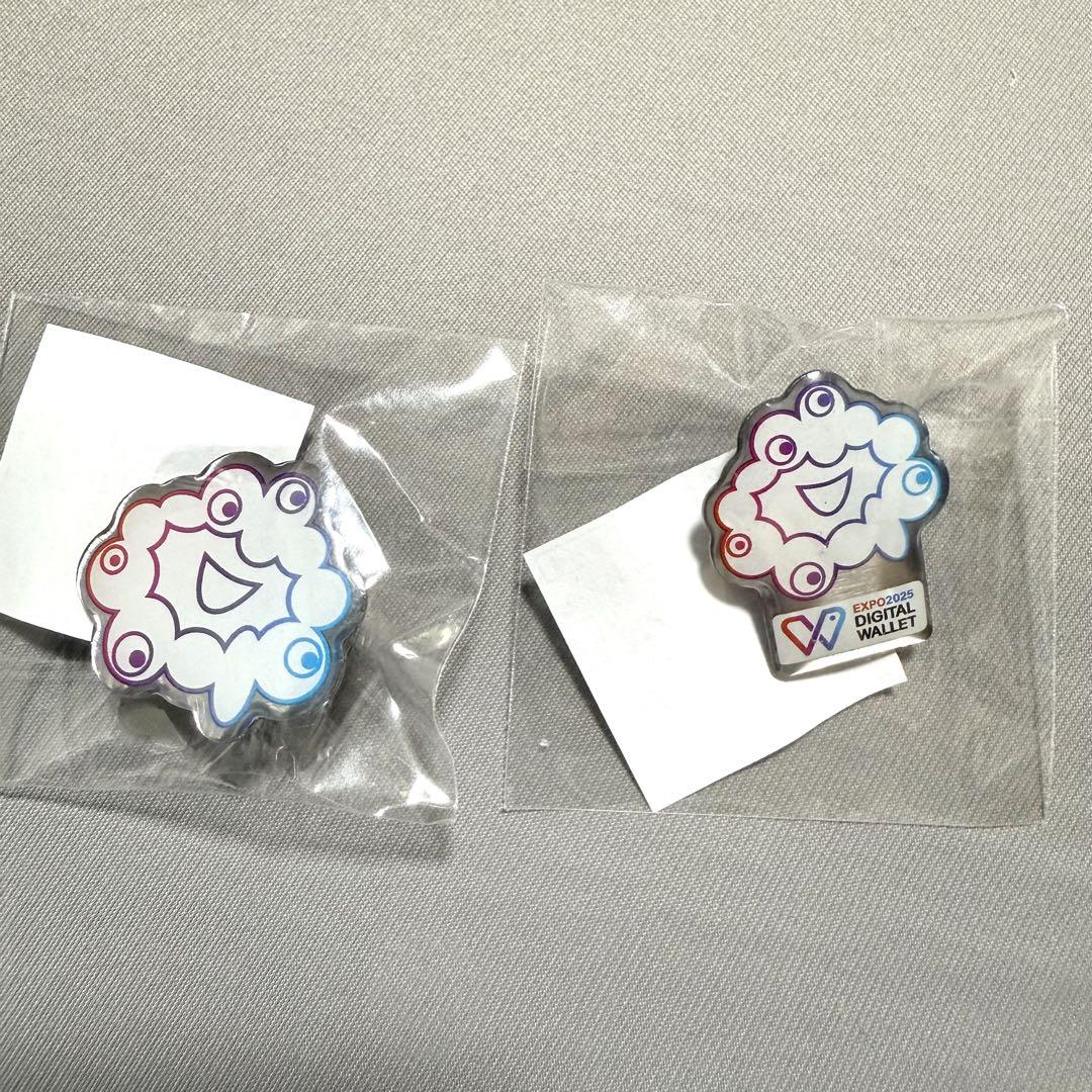 【3等セット】万博 ミャクミャクチャレンジ ピンバッジ ピンバッチ ピンズ