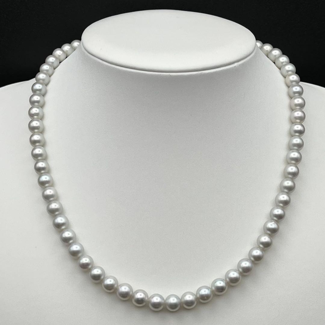 タサキ アコヤ真珠 パール ネックレス 7.0mm SILVERTASAKI