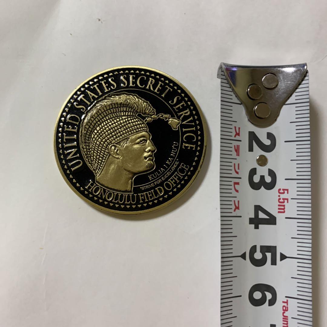 チャレンジコイン　米シークレットサービス　ホノルル事務所　限定コイン　非売品