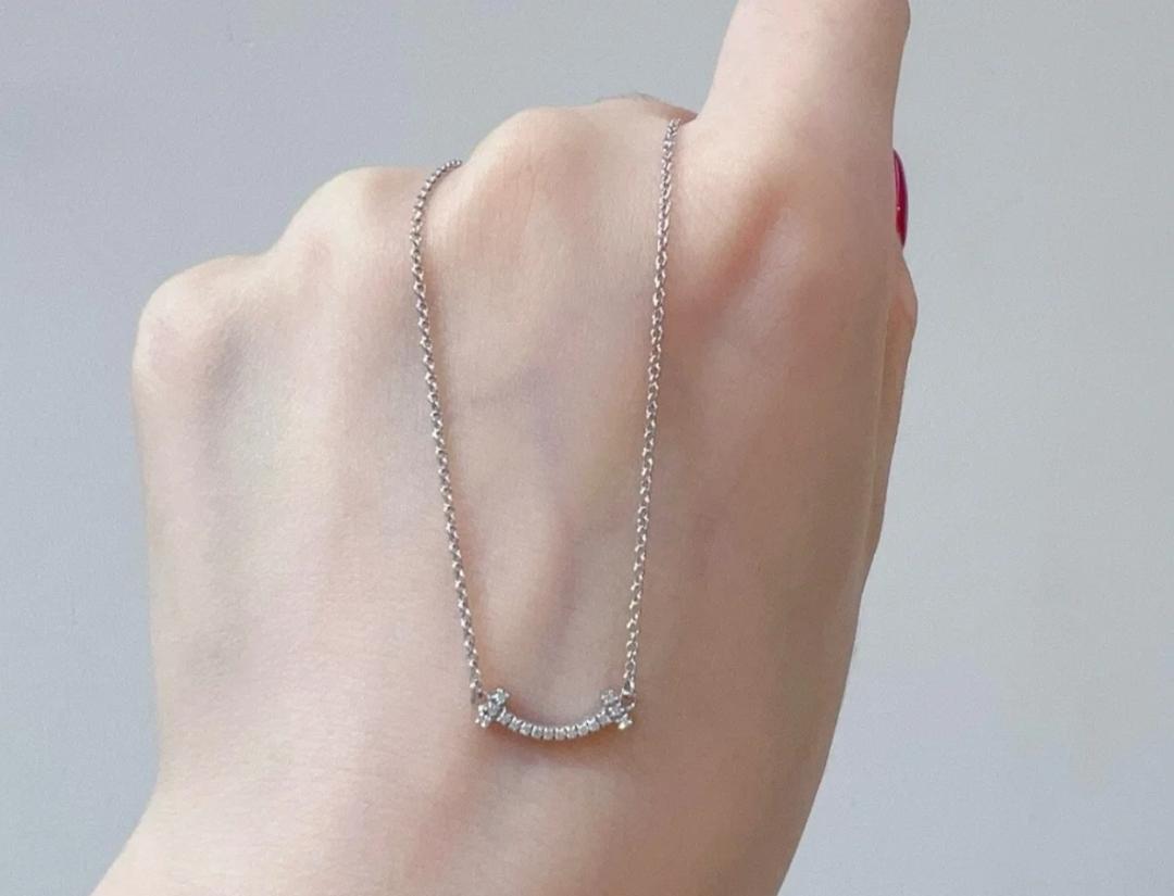 Tiffany & Co. ダイヤモンド付きネックレス