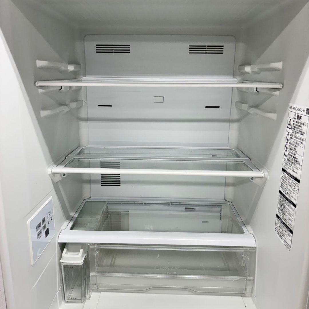 441 冷蔵庫 大型 300L～400L ガラストップ 自動製氷機 美品 右