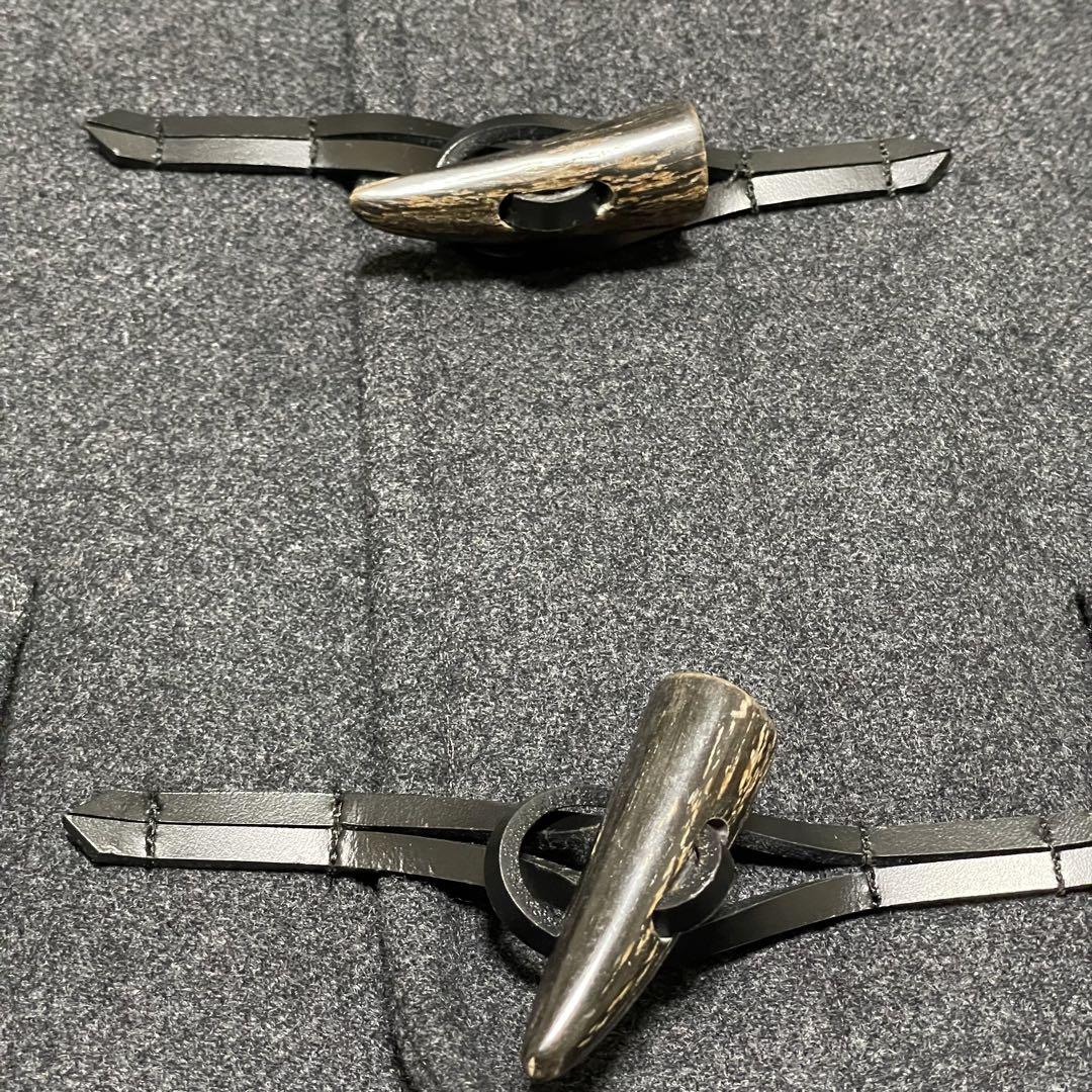 【極美品】　SHIPS スーパー140'sメリノウールメルトンダッフルコート
