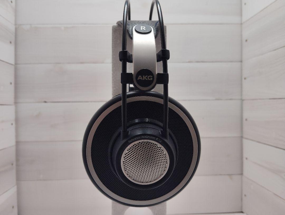 【美品】AKG K702 （ネイビー）ケーブル付き ヘッドフォン　10時間使用