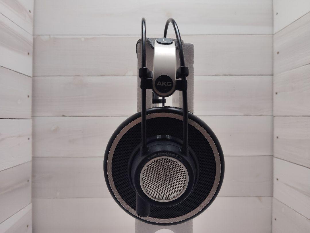 【美品】AKG K702 （ネイビー）ケーブル付き ヘッドフォン　10時間使用