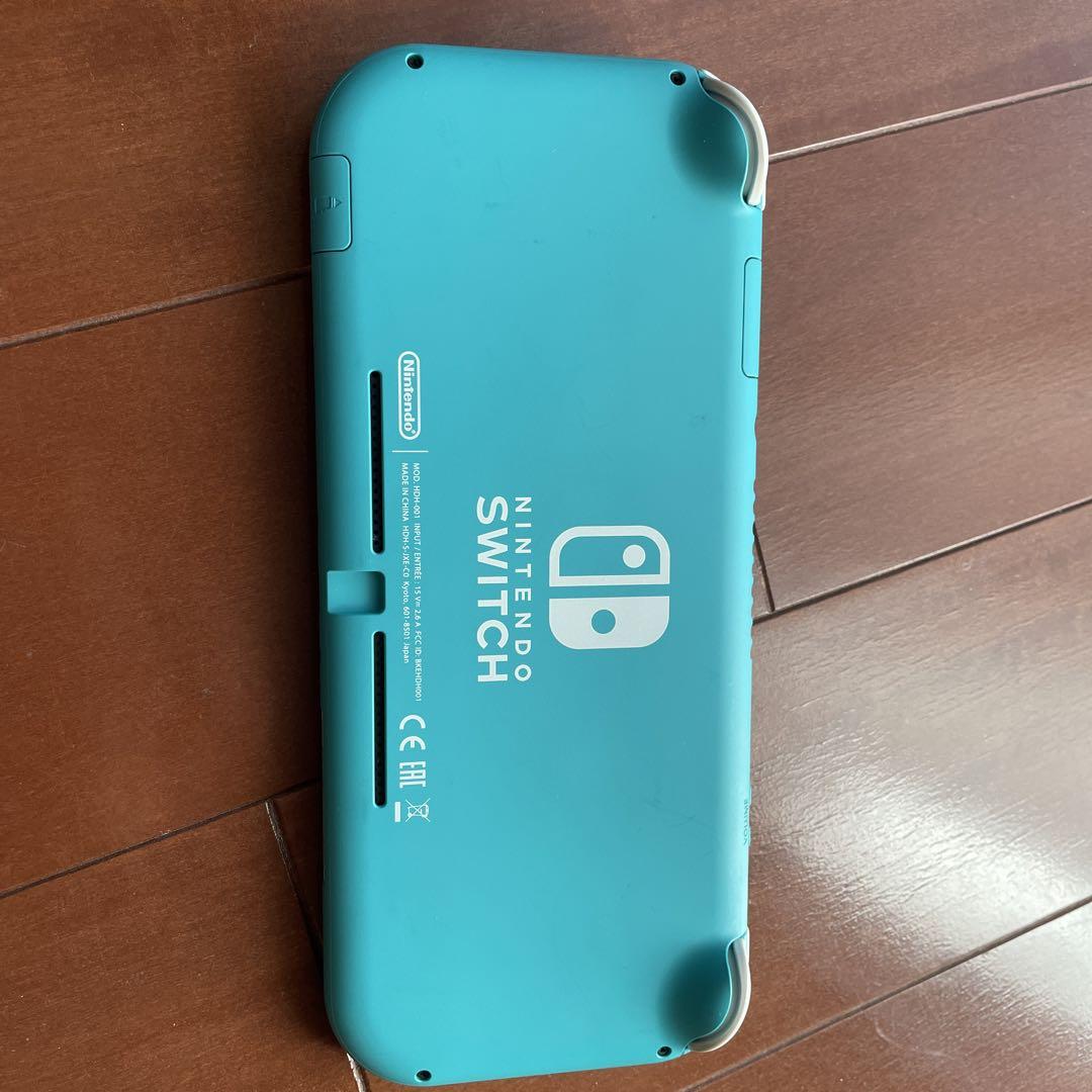 ニンテンドーswitchライト 本体☆ターコイズ☆ケース＆メモリーカード付 すぐ遊べる ニンテンドースイッチライト 本体 ターコイズ