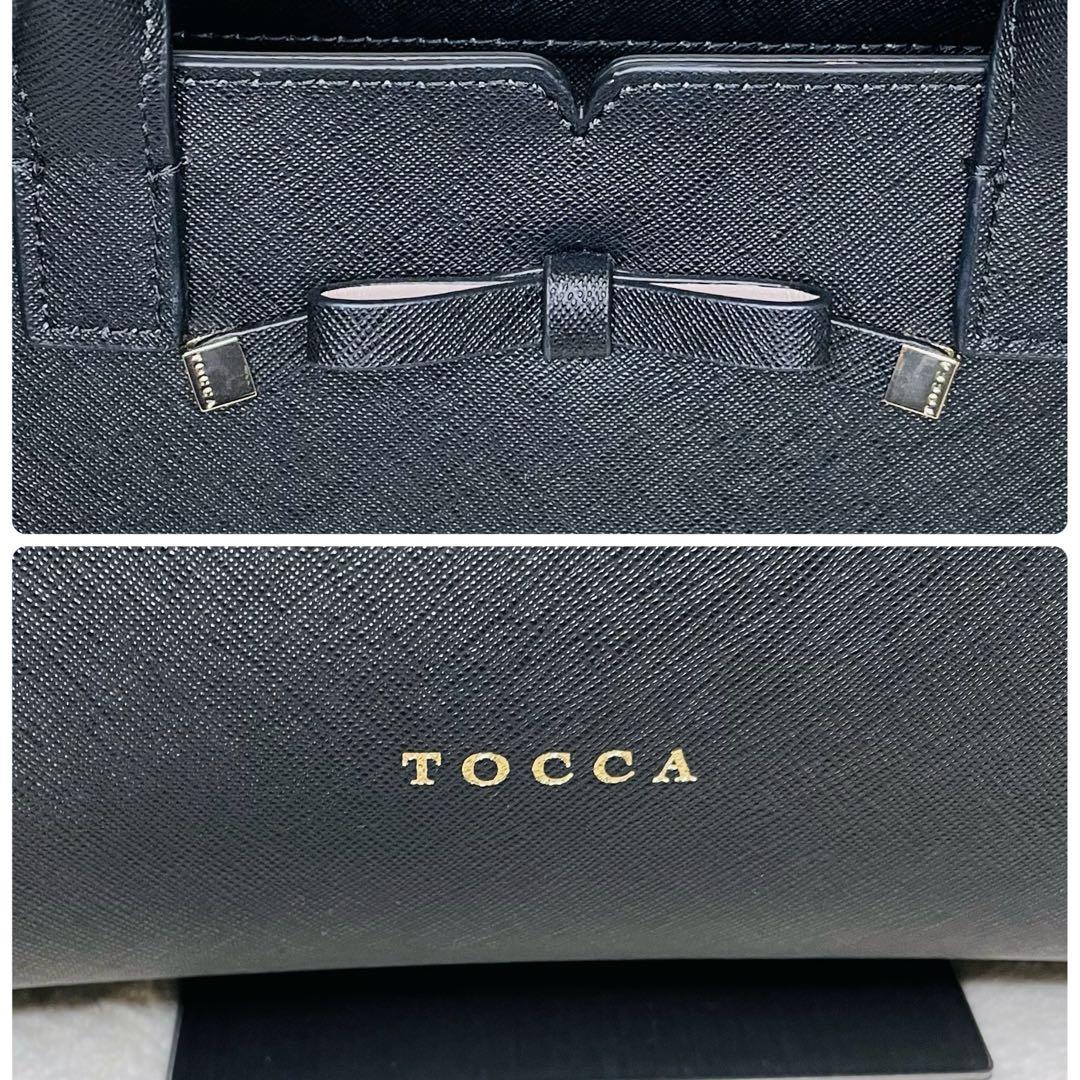 TOCCA トッカTINY RIBBON LEATHERTOTE トートバッグ