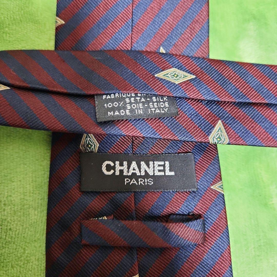 CHANEL シャネル ネクタイ ハイブランド シルク100% 良品 CHANEL ネクタイ シルク100% ハイブランド 花柄 おしゃれ