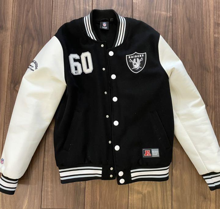 ト*イ様 格安美品　RAIDERS スタジャン XL 超希少【美品】NFL レイダース RAIDERS スタジャン 肉厚