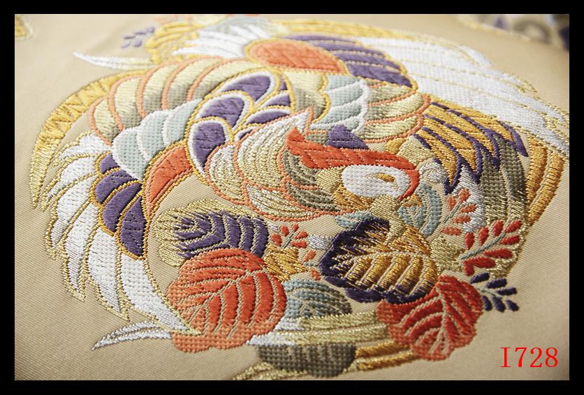新品 I728厳選西陣振袖可花鳥宝相華古典紋砥粉色地六通正絹純金糸高級 着物・浴衣
