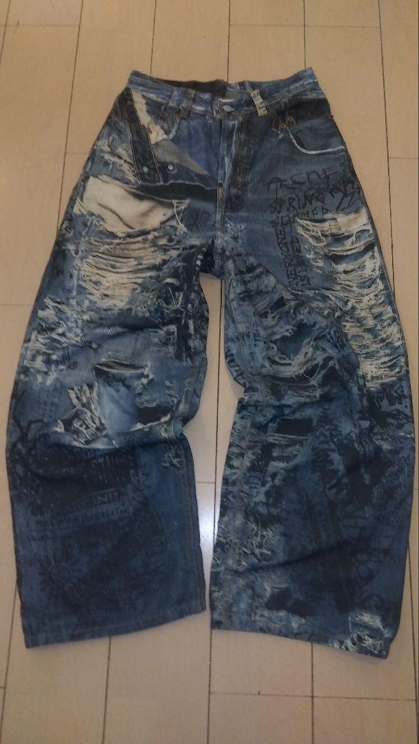Acne Studios 3Dプリント ジーンズ