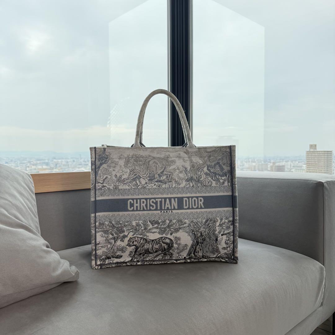 【24時間限定価格】DIOR ブックトート ラージ ブルー