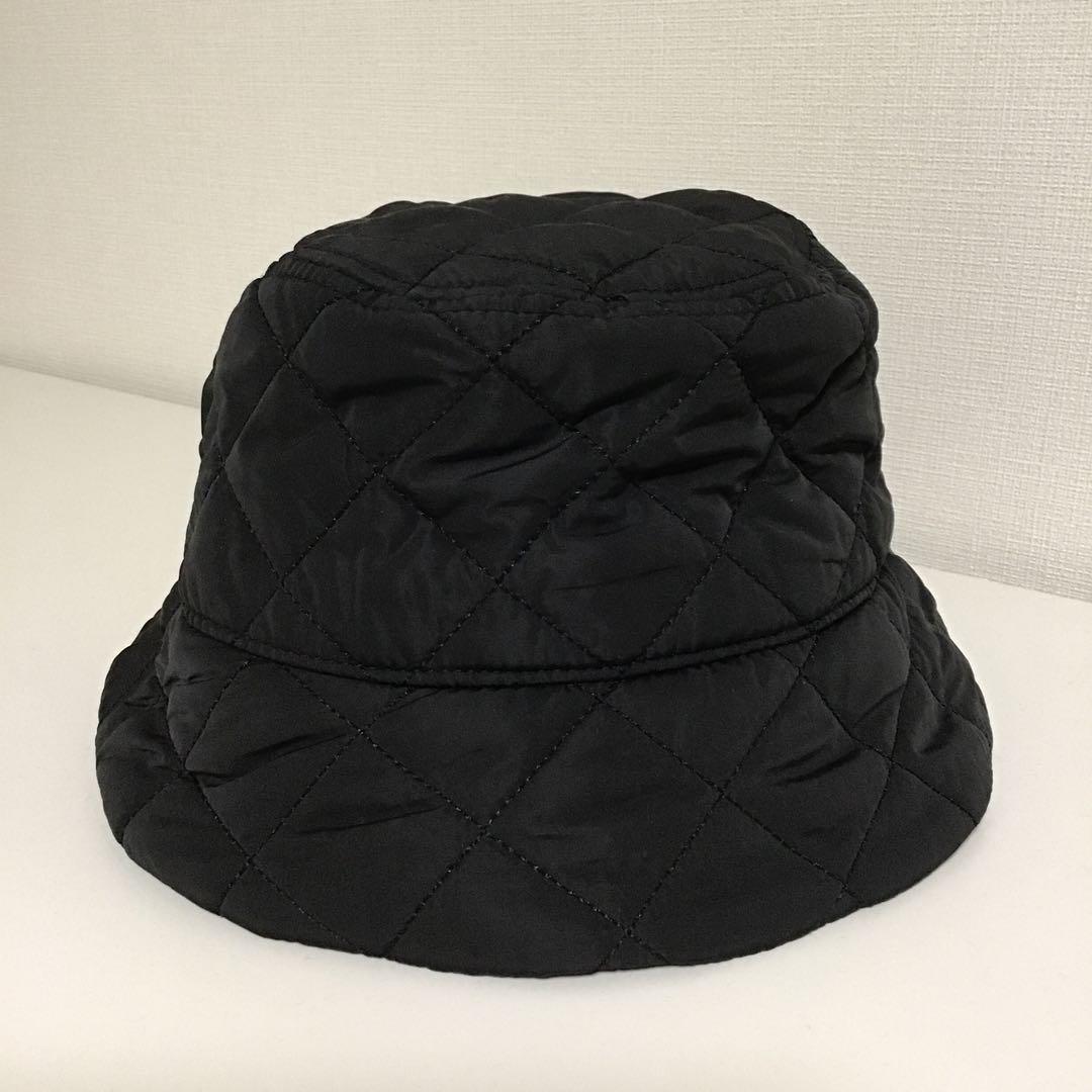 【関税込み】OUR LEGACY ブラック キルティング バケットハット H&M エイチアンドエム キルティングバケットハット ブラック M
