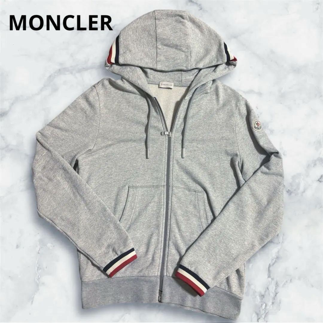 MONCLER モンクレール パーカー　フーディー　グレー　Lサイズ