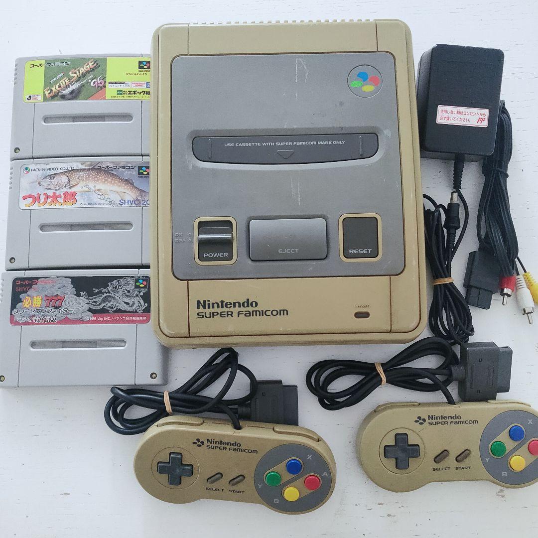 Nintendo SHVC-001スーパーファミコンカセットセットコンバーター スーパーファミコン コンソール SHVC - 001 テスト済みシステム