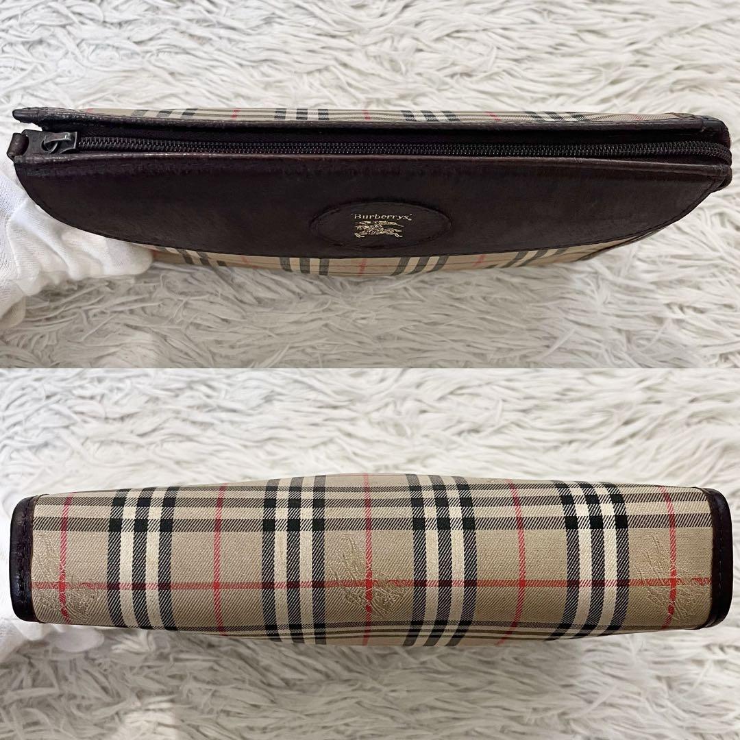 ✨良品✨バーバリー クラッチバッグ ポーチ 小物入れ ノバ