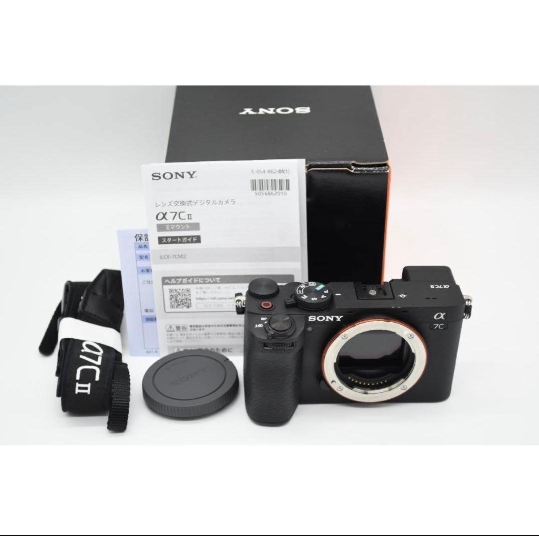 <美品> SONY ソニー α7C II ボディ ブラック