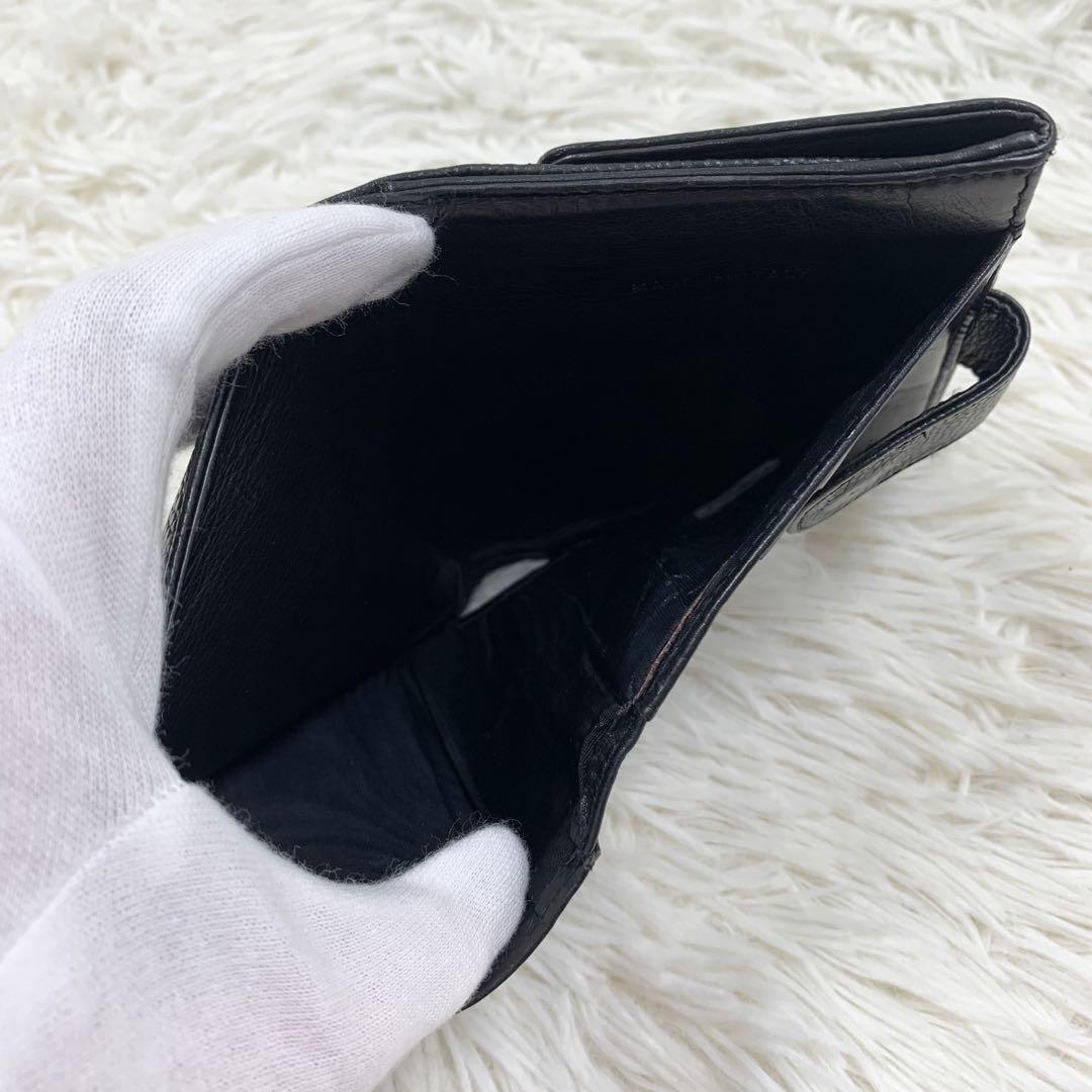【✨美品✨】シャネル キャビアスキン 二つ折り財布 ブラック