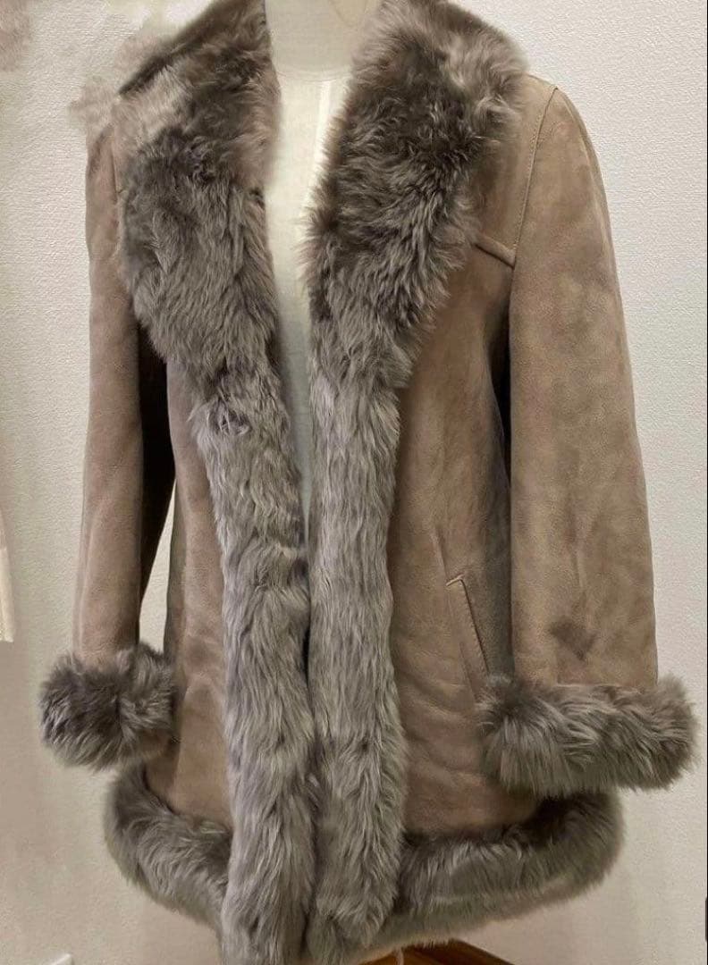 元町ヒロキ　ムートン　ファーコート