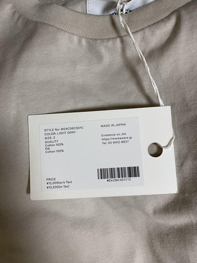 【新品未使用】24aw marka CREW NECK TEE
