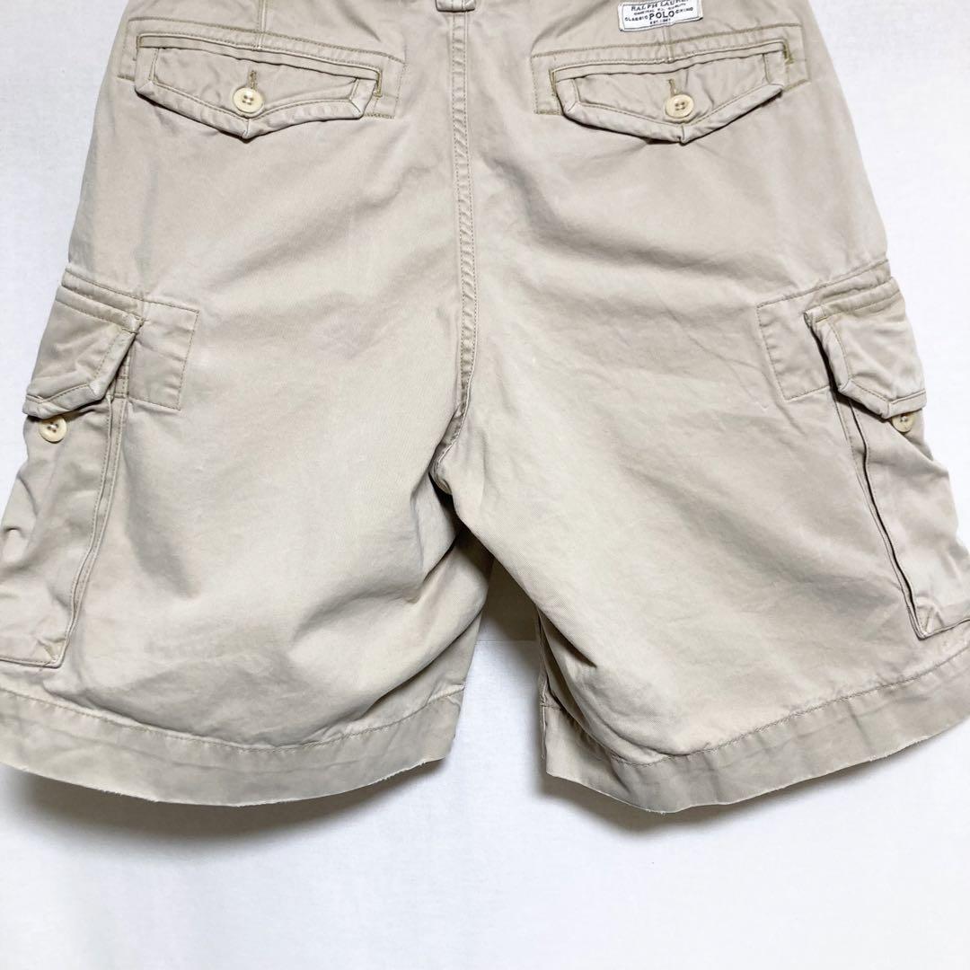 サイズ32！ POLO Ralph Lauren ミリタリーカーゴショーツ